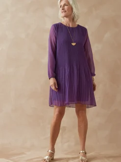 Hot Robe au plissé permanent Femme Robe