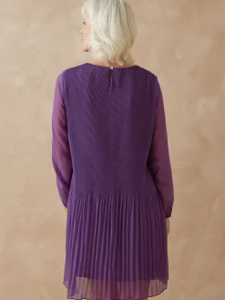 Hot Robe au plissé permanent Femme Robe