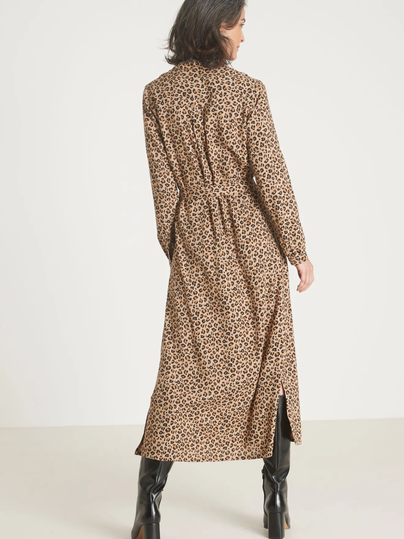 New Robe chemisier toute boutonnée Femme Robe