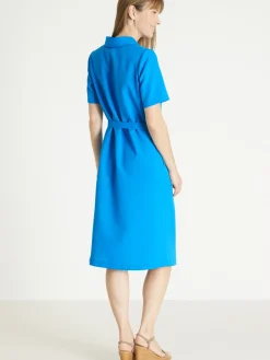 Outlet Robe classique col tailleur Femme Robe