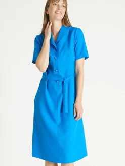 Outlet Robe classique col tailleur Femme Robe