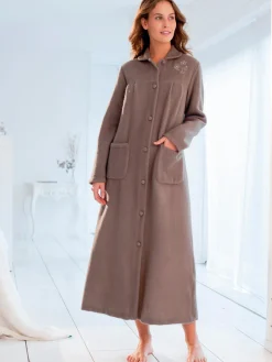 Robe de chambre col Claudine courtelle Peignoir, Robe De Chambre