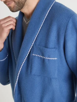 Robe de chambre courtelle Homme Veste D'Intérieur Et Robe De Chambre