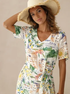 Robe forme housse Femme Robe