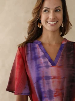 Robe housse manches courtes Femme Robe