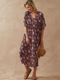 Online Robe longue ample Femme Robe