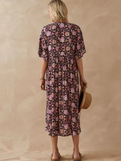 Online Robe longue ample Femme Robe