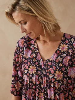 Online Robe longue ample Femme Robe