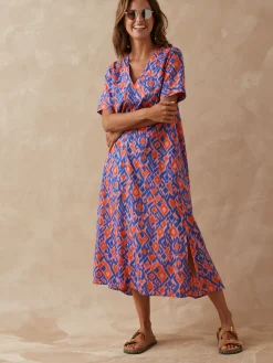 Robe longue pur coton Femme Robe