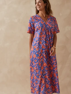 Robe longue pur coton Femme Robe