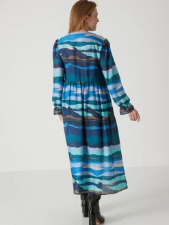 Sale Robe manches bouffantes Femme Robe