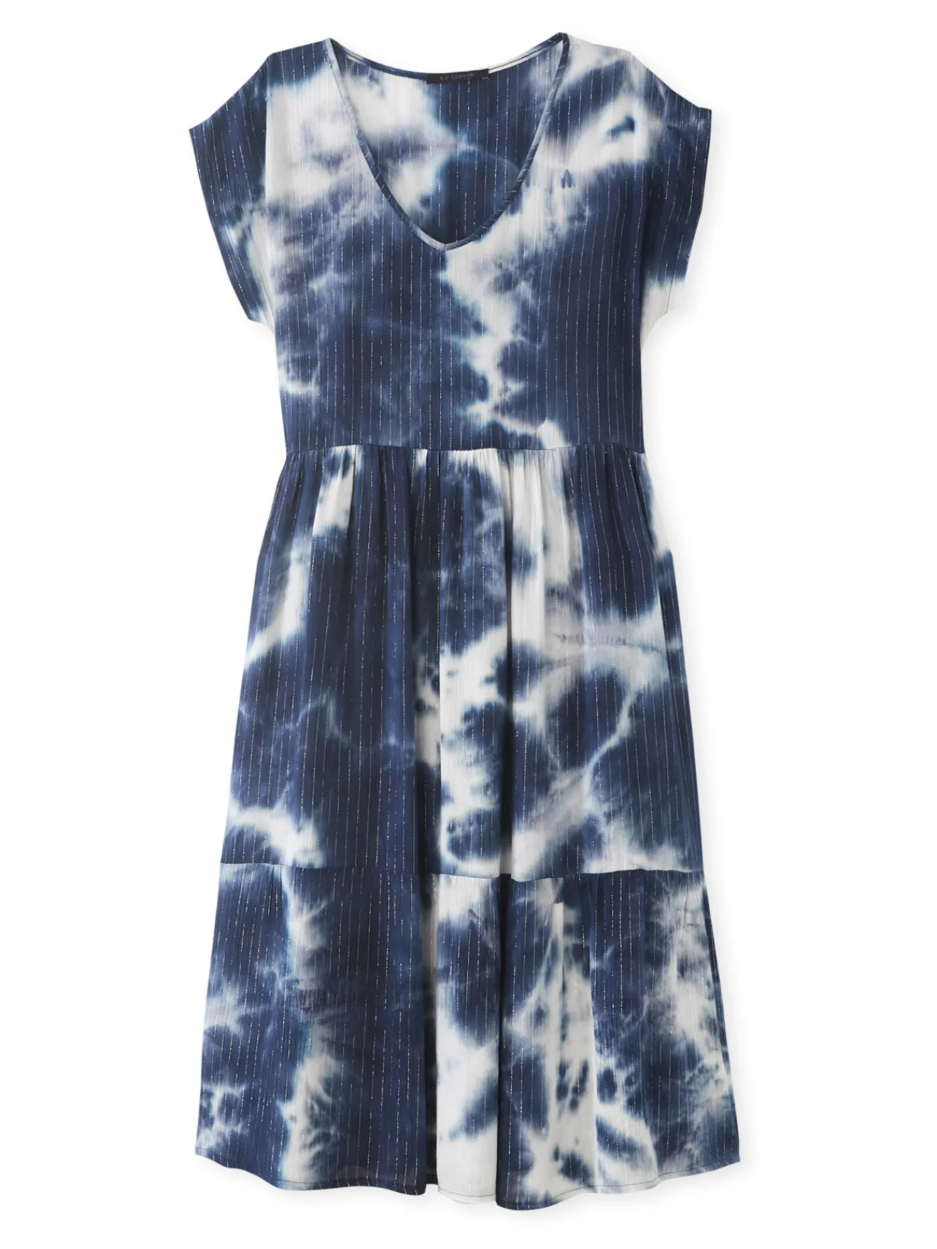 Robe tie and dye à volants Femme Robe