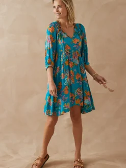Online Robe évasée en crêpe Femme Robe