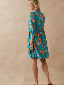 Online Robe évasée en crêpe Femme Robe