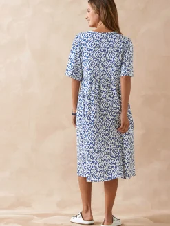 Discount Robe évasée élastiquée taille Femme Robe