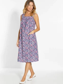 Hot Robe-tablier forme housse Femme Tablier