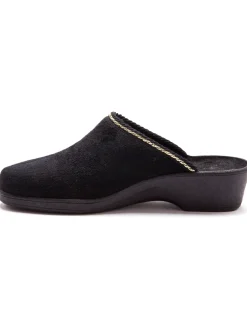 Outlet Sabots ultra souples unis ou imprimés Femme Pantoufles, Chaussons