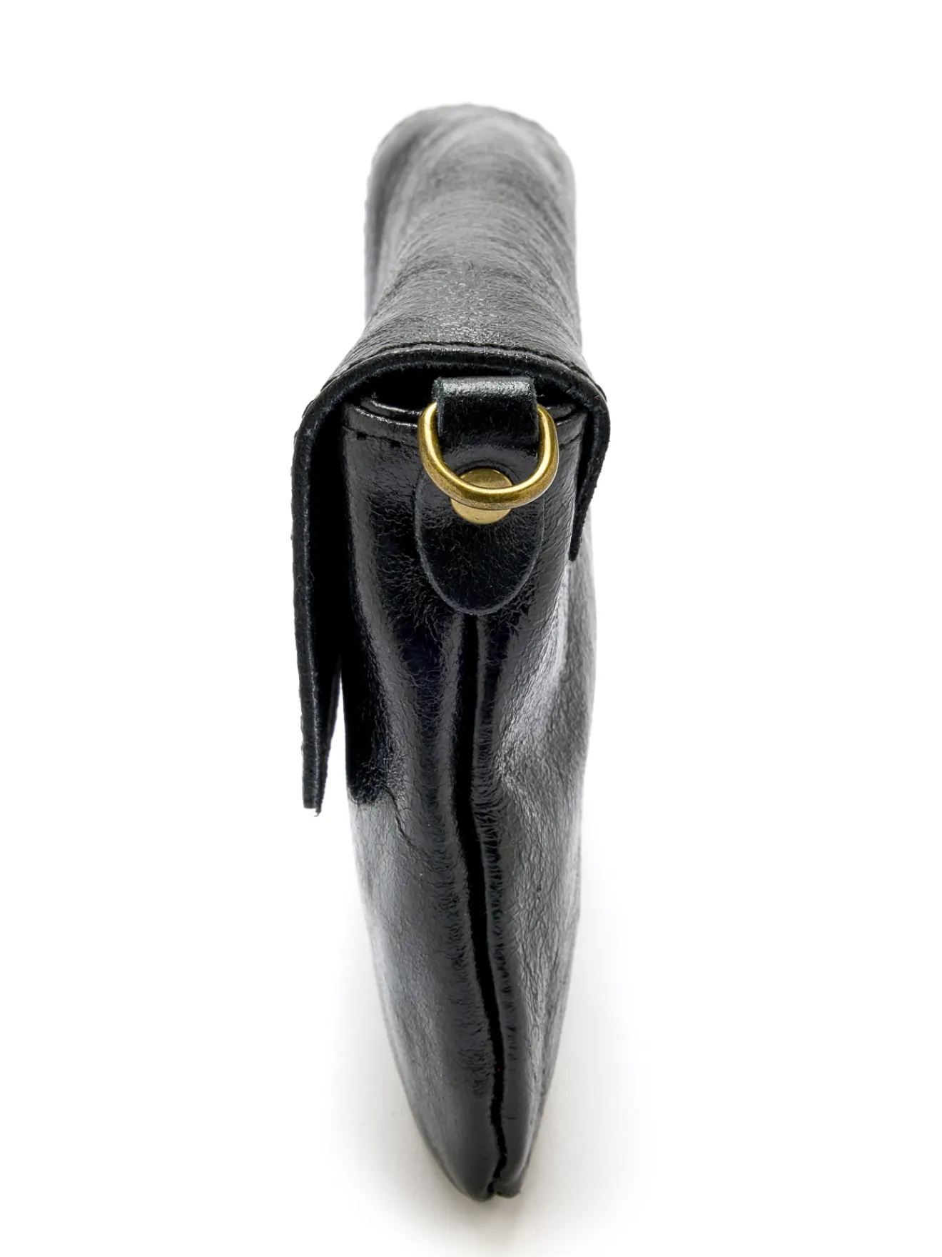 Sale Sac pochette en cuir à bandoulière Femme Accessoires Et Bijoux