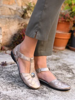 Outlet Salomés à patte scratchée Femme Salomés