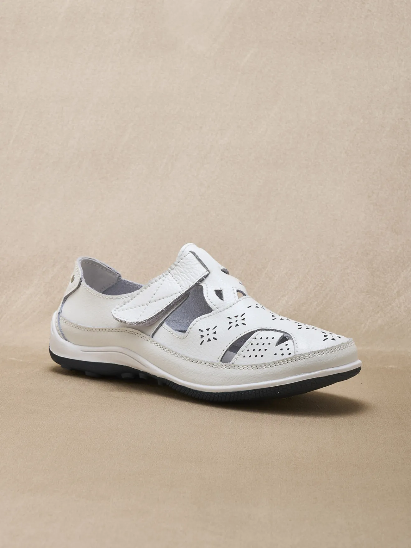 Clearance Salomés ajourés à scratch Femme Salomés