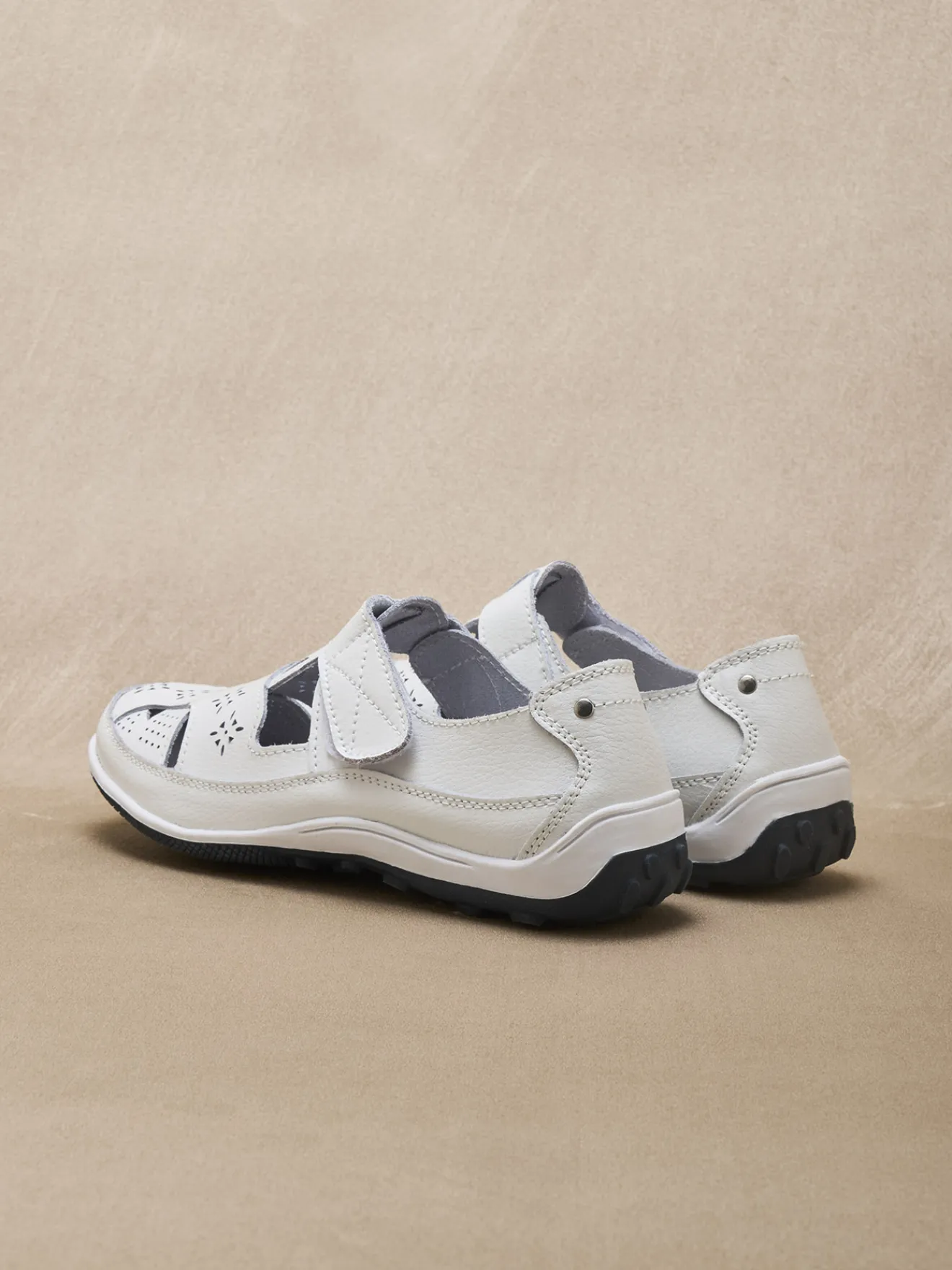 Clearance Salomés ajourés à scratch Femme Salomés