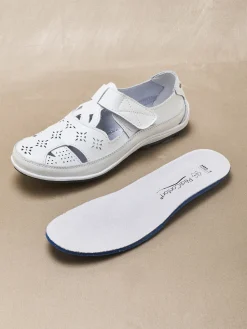 Clearance Salomés ajourés à scratch Femme Salomés