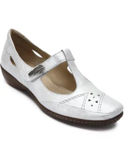 Sale Salomés cuir avec bijou fantaisie Femme Salomés