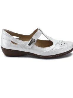 Sale Salomés cuir avec bijou fantaisie Femme Salomés