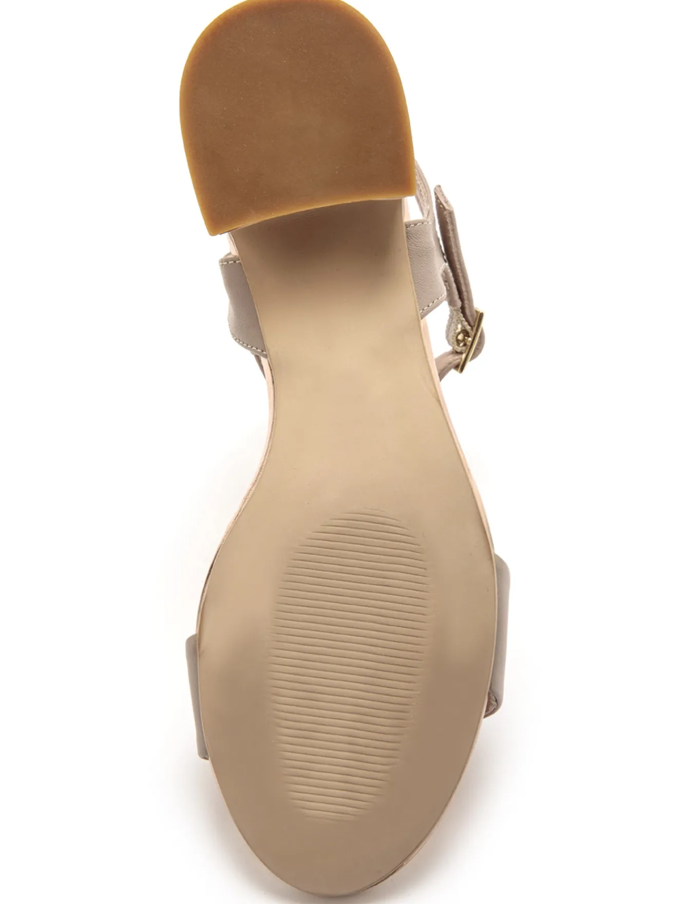 New Sandales à bride en cuir Femme Sandales