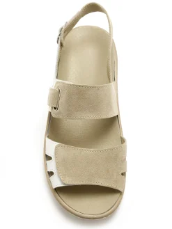 Sale Sandales à pattes scratch Femme Sandales