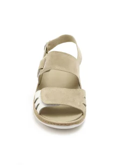 Sale Sandales à pattes scratch Femme Sandales