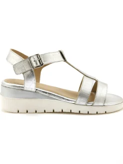 Outlet Sandales à scratch sous boucle Femme Sandales