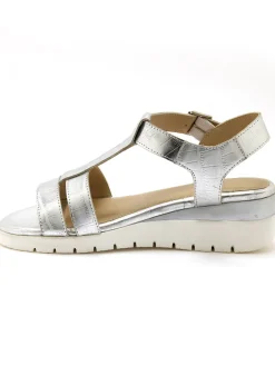 Outlet Sandales à scratch sous boucle Femme Sandales