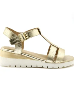 Sale Sandales à scratch sous boucle Femme Sandales