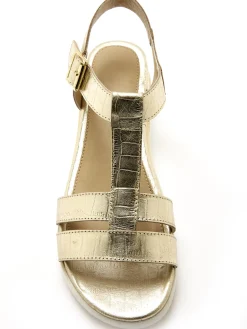 Sale Sandales à scratch sous boucle Femme Sandales