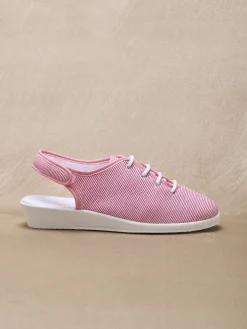 Sale Sandales en toile ouverture totale Femme Chaussures En Toile