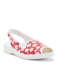 Outlet Sandales élastiquées intérieur éponge Femme Chaussures En Toile