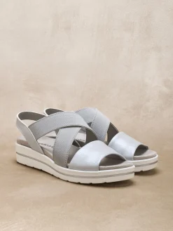 Best Sandales élastiquées semelle amovible Femme Sandales