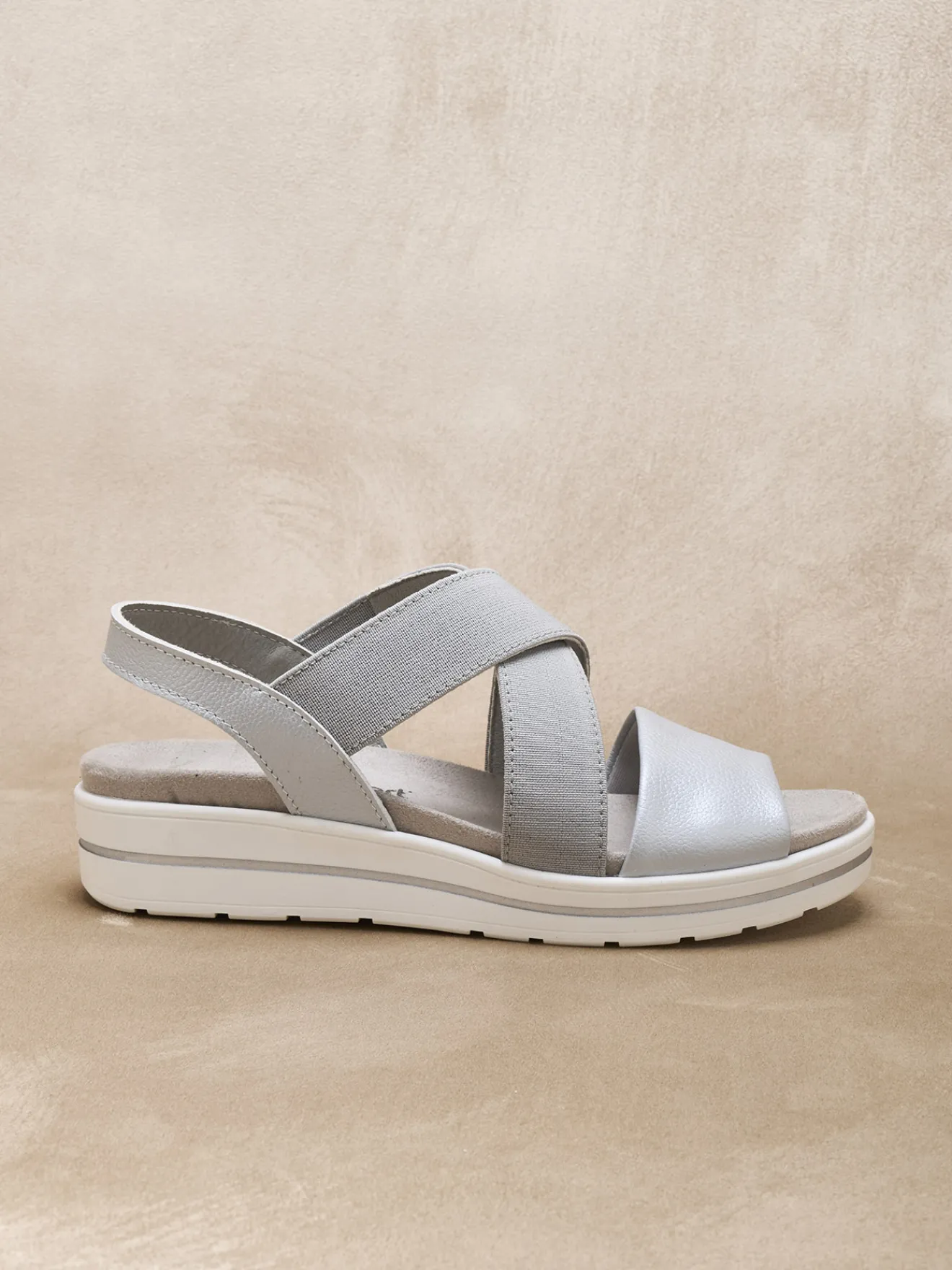 Best Sandales élastiquées semelle amovible Femme Sandales