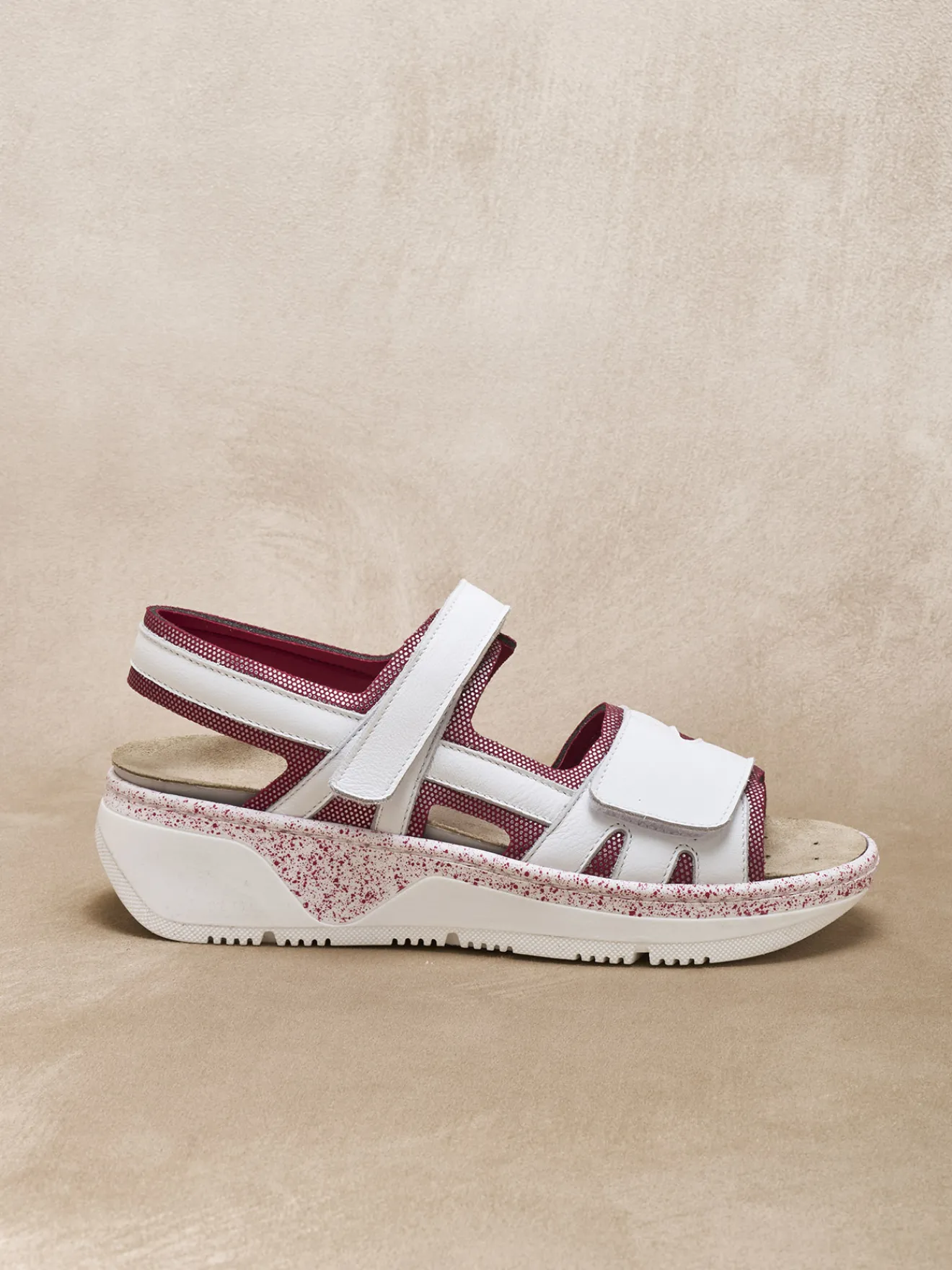 Best Sandales ouverture totale par scratchs Femme Sandales