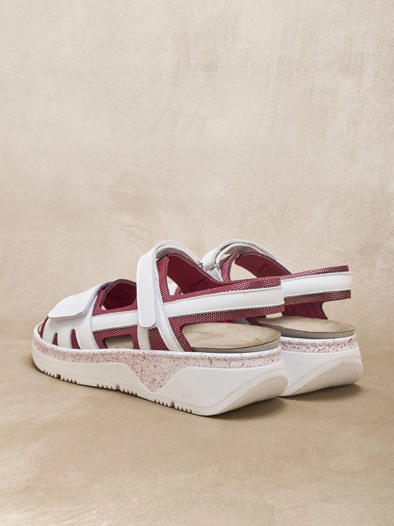 Best Sandales ouverture totale par scratchs Femme Sandales