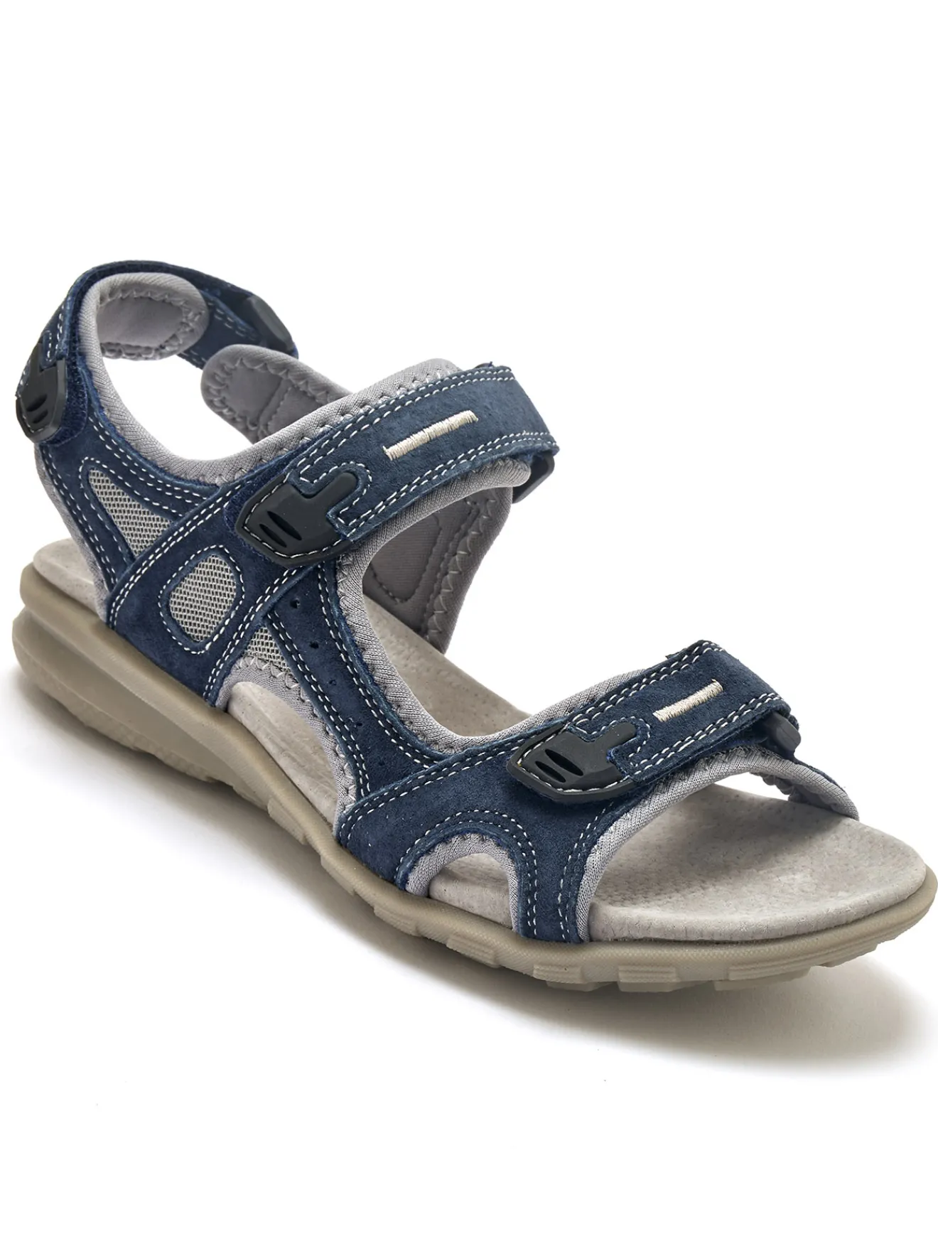 Sandales ouverture totale par scratchs Femme Sandales