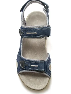 Sandales ouverture totale par scratchs Femme Sandales