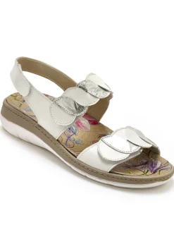 Sale Sandales ouverture totale par scratchs Femme Sandales