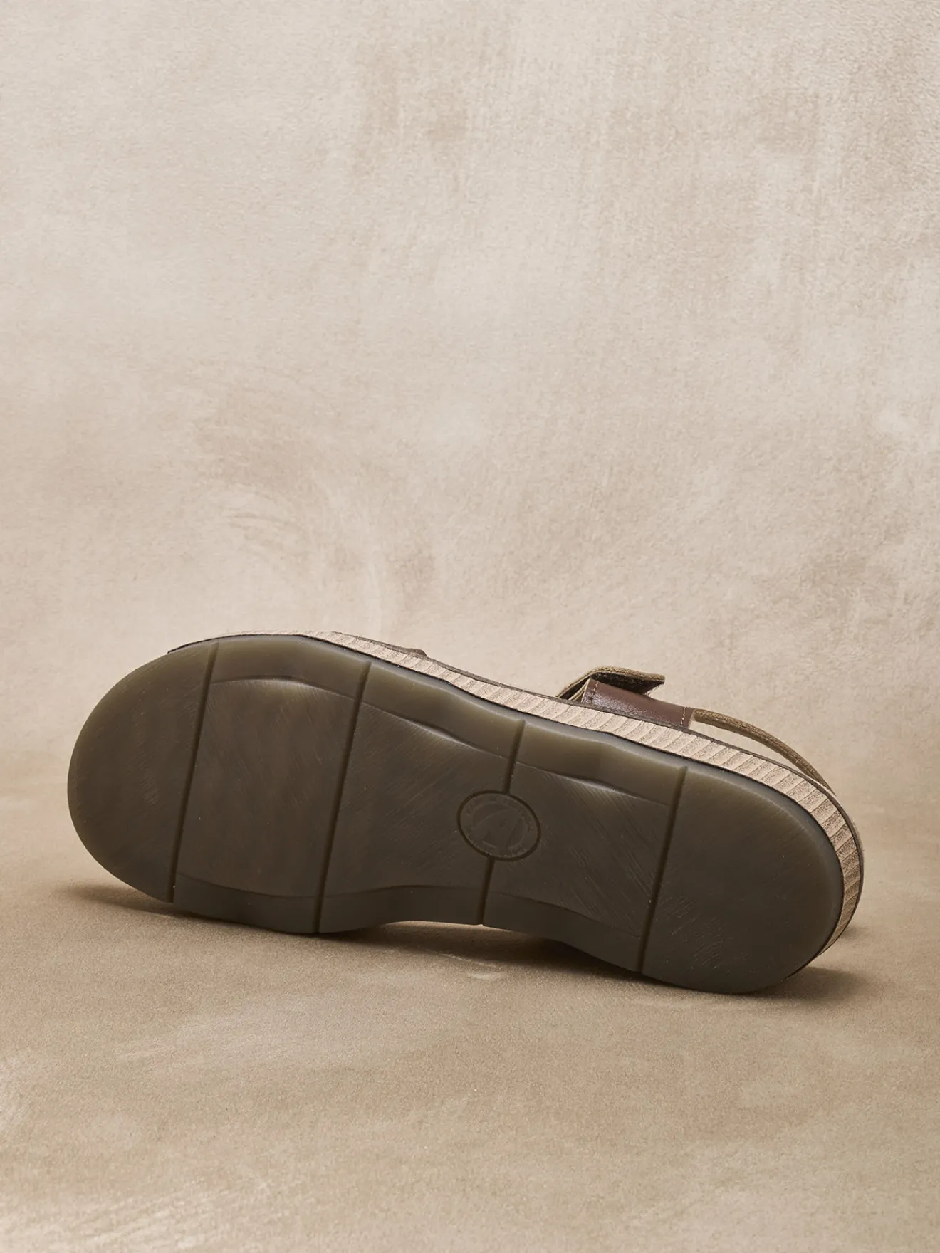 Sandales scratch à aérosemelle amovible Femme Sandales