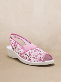 Best Sandales textile élastiques croisés en V Femme Chaussures En Toile