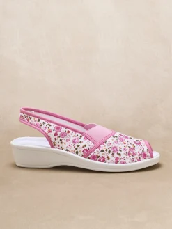 Best Sandales textile élastiques croisés en V Femme Chaussures En Toile