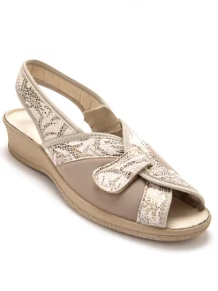 New Sandales textile spécial hallux valgus Femme Chaussures Paramédicales