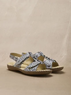 Sale Sandales ultra souples en cuir Femme Sandales