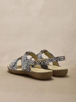 Sale Sandales ultra souples en cuir Femme Sandales